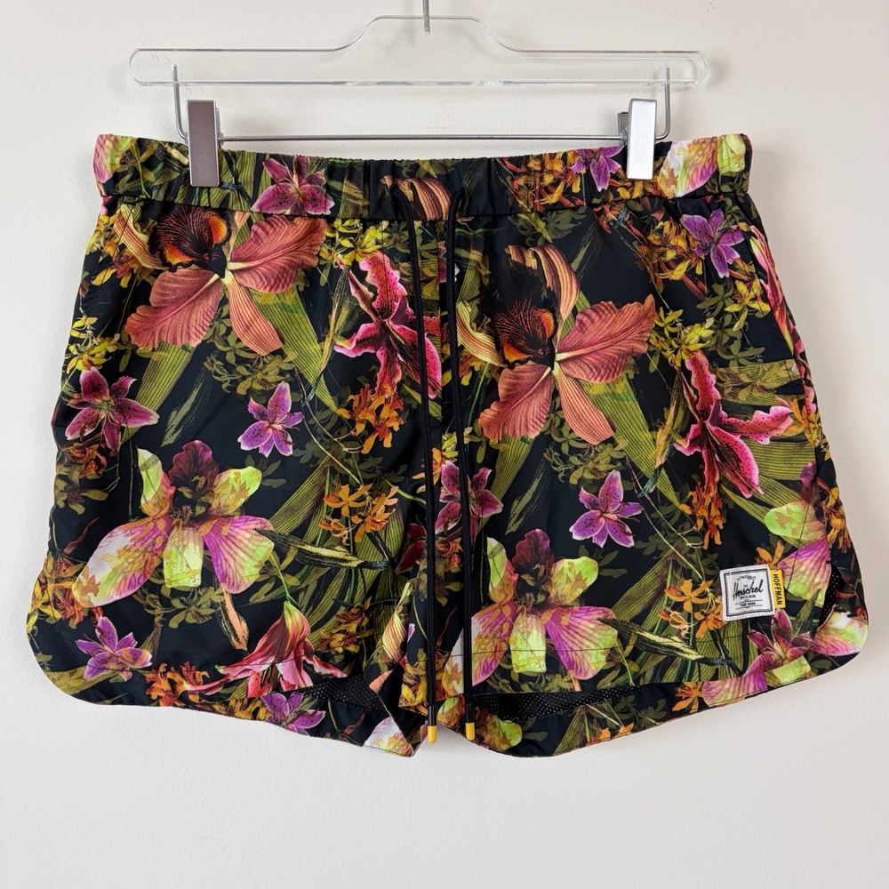 Herschel Supply Co Voyage Alta Jungle Hoffman Floral Multicolor Swim Shorts M